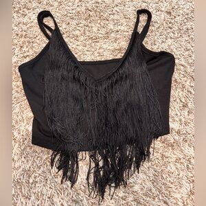Fringed Crop Top